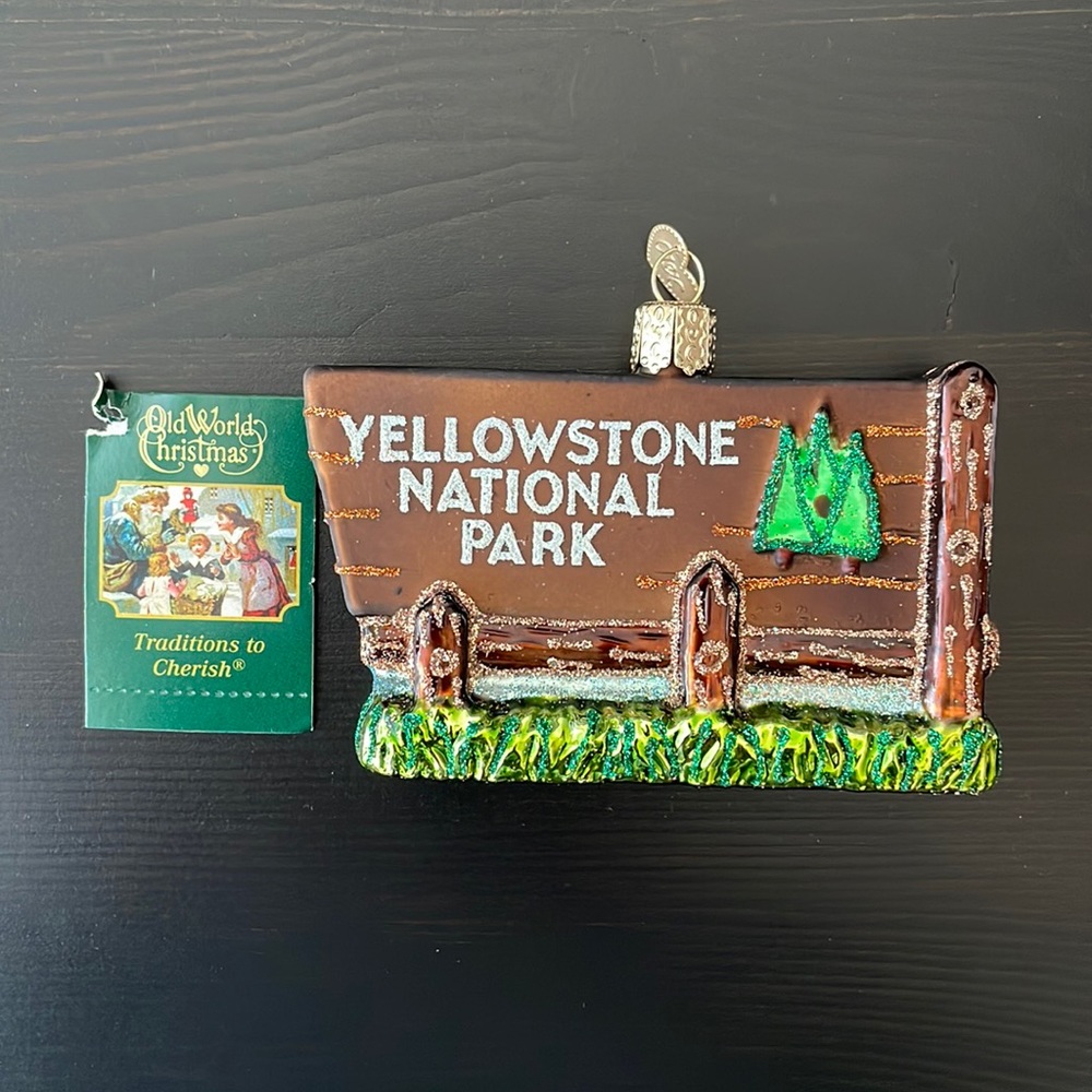 Old World Yellowstone Ornament